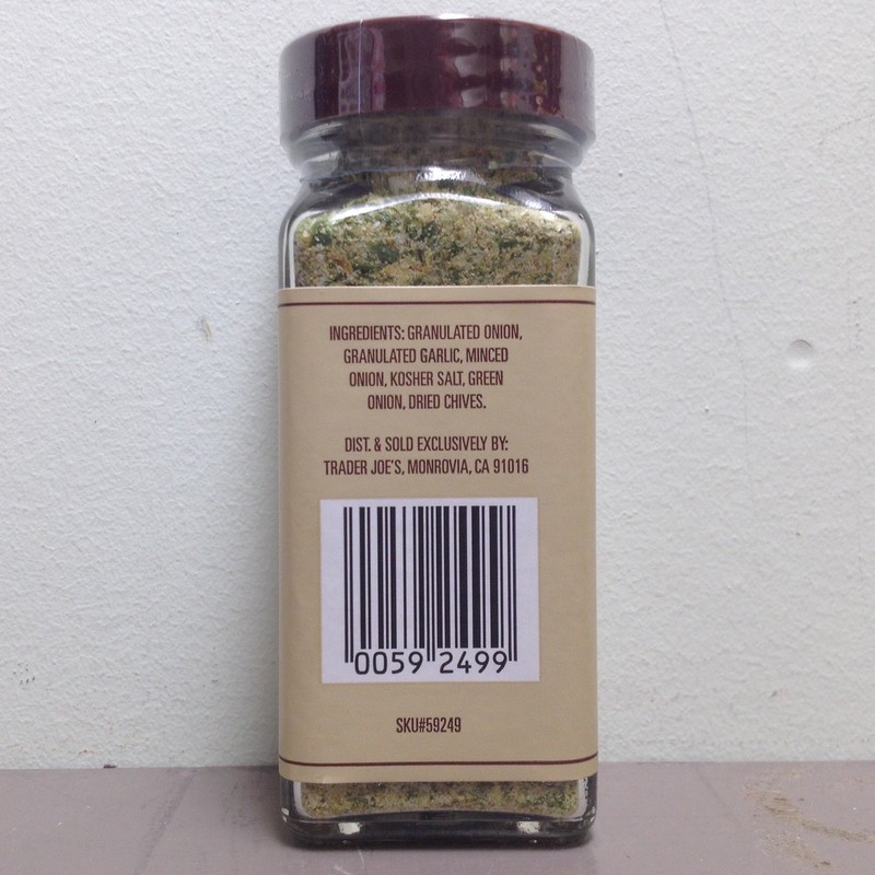 Trader Joe's Onion Salt (Pack of 2)