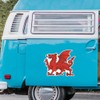 Extra Large 460mm 'Traditional Welsh Dragon' Permanent Sticker Decal for