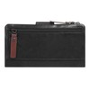 X-ZONE 021049 Genuine Leather Women's RFID Wallet with Hand Strap