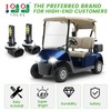 10L0L Golf Cart Headlights Bulb for EZGO 1994-up, Club Car