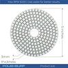 5 Inch Diamond Concrete Polishing Pads Wet Dry Set for