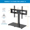 PERLESMITH Universal TV Stand Table Top TV Base for 37-75