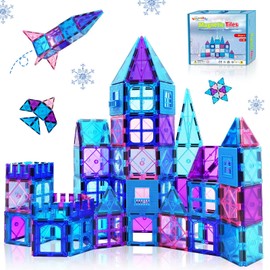 Magnetic Building Blocks from 3 4 5 6 Years 3D Strong Magnetic Toy for Children, STEM Magnetic Building Blocks for Promoting Creativity Learning Toy for Girls Boys 7 8 Years Birthday Christmas Gifts