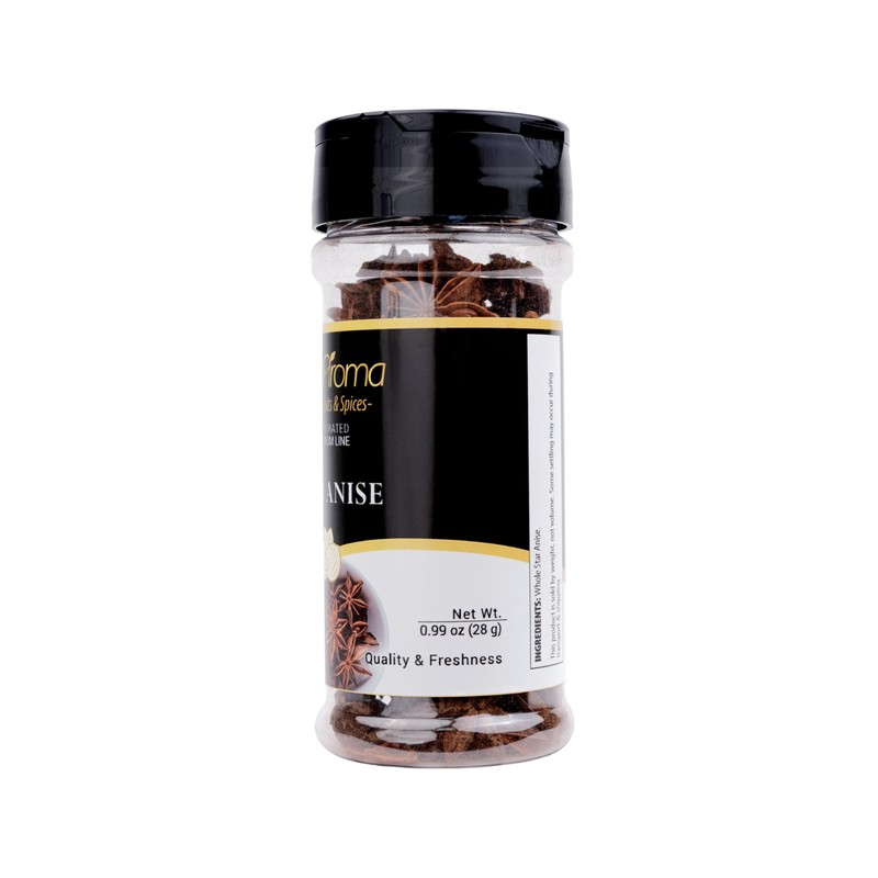 GranAroma Star Anise Whole, Sweet and Licorice Flavor Profile, Seasoning