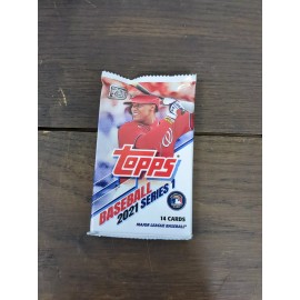 2021 Topps baseball series 1 blaster box pack