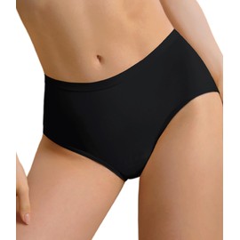 IRISMORII Incontinence Underwear for Women Washable Bladder Leak Protection Postpartum Surgery Panties 56ml Absorbency 1 Pack (Black, L)