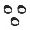 Pack of 3 Telescopic Eyepiece Covers, Anti Impact Telescope Eye