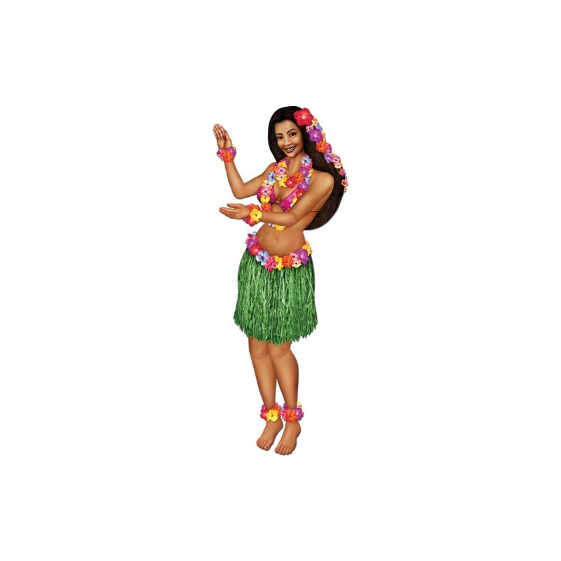 Beistle Jointed Hula Girl