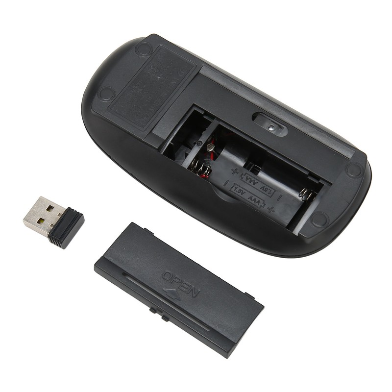 2.4G Wireless Keyboard Mouse Combo Ergonomic 64 Key Keyboard 3