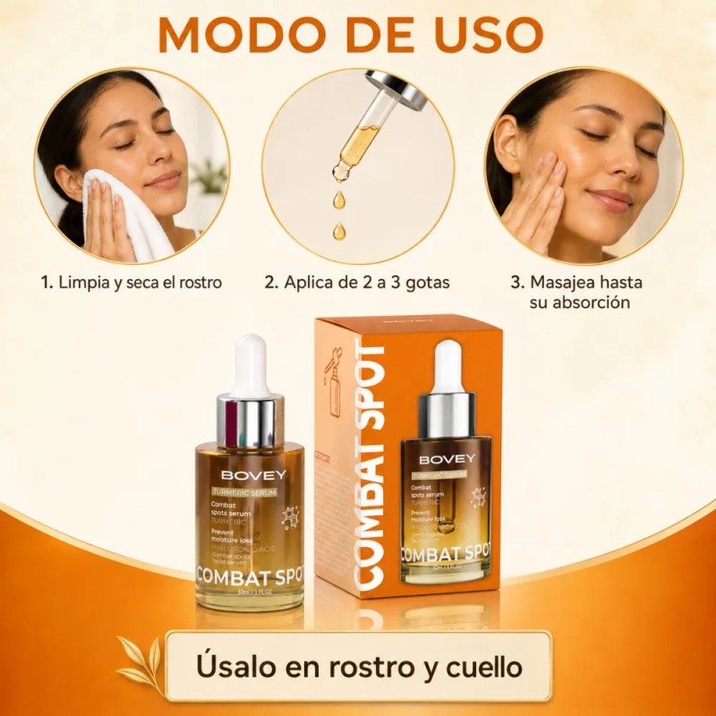 Sérum Facial Bovey Hyalu Turmeric Anti-manchas