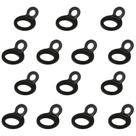 Foycow 14-Pack Heavy Duty Tie Down Hooks for Truck Bed, Trailer, Motorcycle, Camper - Tie Down Anchor Perfect for Mounting Points Securing in Garage