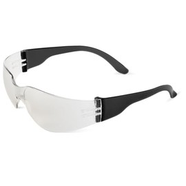 Bullhead Safety Torrent Glasses, High Impact Protection, Lightweight, Single-Mold Lens with 10 Base Curve for Maximum Protection, Indoor/Outdoor Lens, Matte Black Temple Ends, One Size, 1 Pack