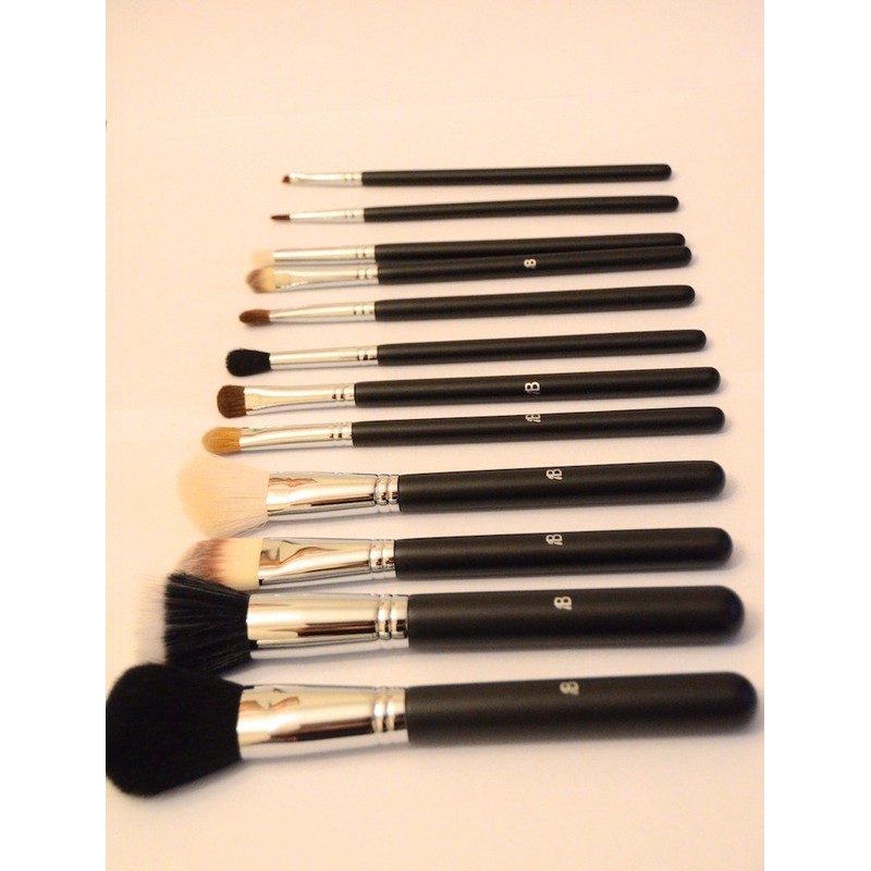 12x Goat Hair Brush lb 'Essential You Look Flawless' Luxury