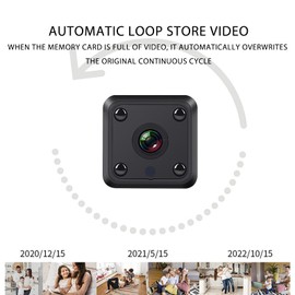 1080P Home Security Camera System X6 Wireless Security Camera, Night, WiFi, Black