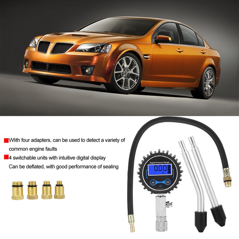 3 ‑300 PSI Engine Cylinder Pressure Detection Digital Gauge Repair