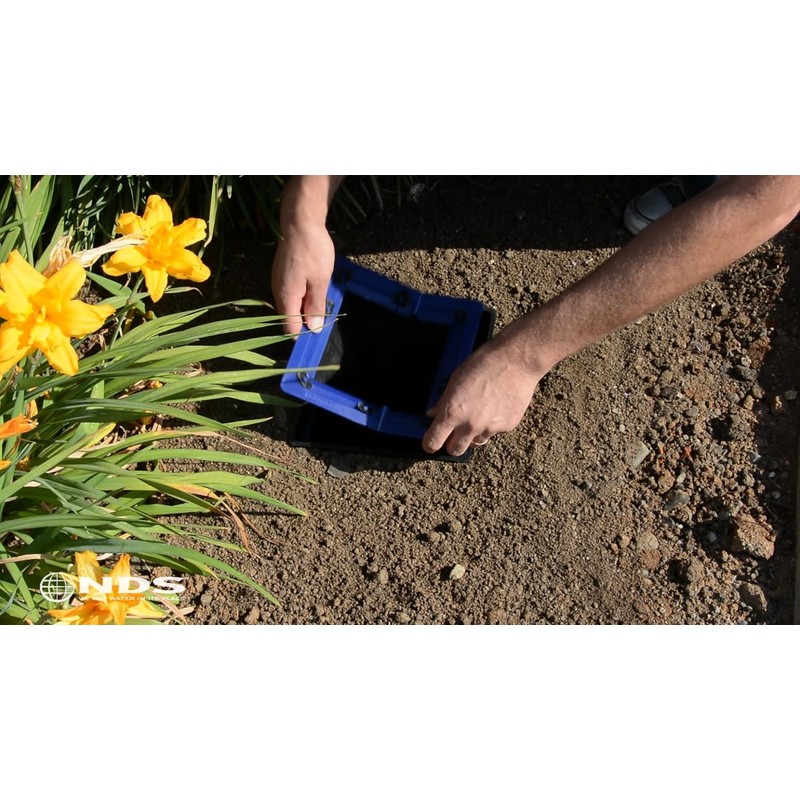 NDS 1200FFRTL Square Catch Basin Drain Filter, for Clog-Free Drainage