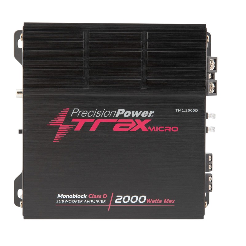 Precision Power TM1.2000D, Trax Micro Mono Car Stereo Amplifier, 1