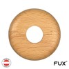FUX Pack of 2 Single Heating Pipe Rosette, 15 mm