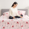 Berkshire Blanket Ultra-Soft Printed Microfleece Knit Sheet Set – 4-Piece