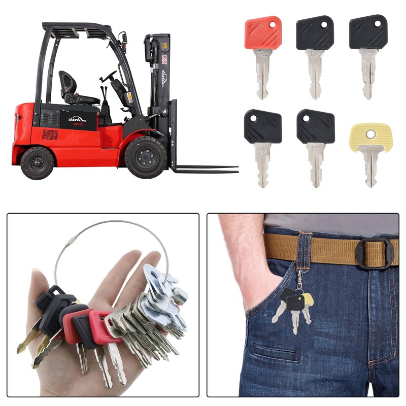 6 Piece Replacement Ignition Key Set, Motorcycle Ignition Switch Construction