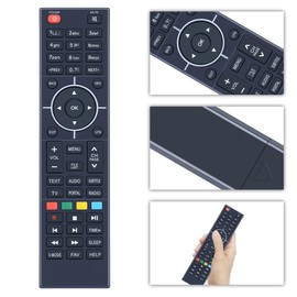 TCNOUMT Replacement Remote Control Compatible for Zgemma Star 4K Satellite Receiver HS H2H H2S H4 H5 H7 H7C H7S H9S H52S H32TC H52TC ZMMA2- No Setup Needed