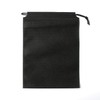 20-Pack Single Drawstring Non-Woven Pouch (22x32cm) (Black) / Restock White (14 days lead time)
