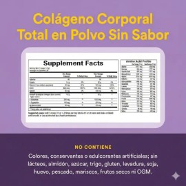 Colageno Polvo Peptidos Bioactivos Totalbody Natural Factors                                                                                          