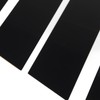 6Pcs B Pillar Posts Trim Glossy Black Firm Paste Exterior