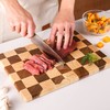 TJ POP End Grain Cutting Board - Heavy Duty Acacia/Rubber