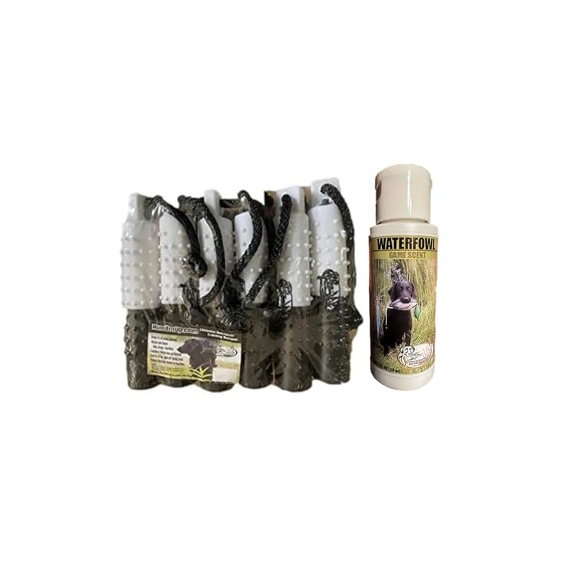 HuntEmUp Ultimate Waterfowl Dog Training Scent with 3 Inch Black