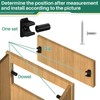 Juexica False Cabinet Front Clip False Drawer Front Clips Sink