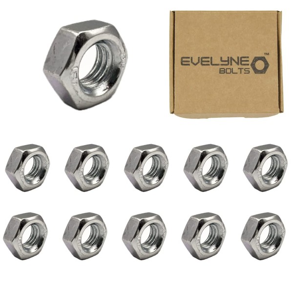 M5 (5mm) Steel Hex Nuts - Standard Thread - Pack