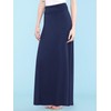 MBJ WB296 Womens Lightweight Floor Length Maxi Skirt XXL Navy