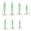 7 PCS Luminous Squid Jig 12 Hooks Stainless Steel Easy