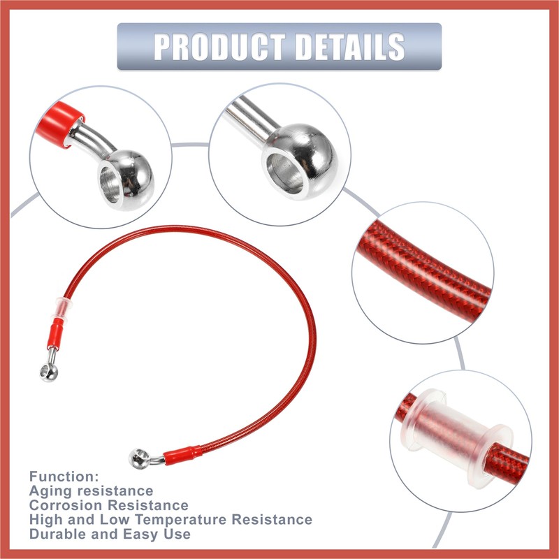 ACROPIX 70cm 27.56" Length 10mm ID Motorcycle Hydraulic Brake Line