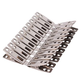 FOMMEN Towel Clips 40 Pack Metal Clothes Pins,Stainless Steel Clothespin Clips for Drying Socks,Hanging Clips,Heavy Duty Clothes Pin ,Metal Clips for Craft