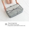 LEDON 7Pcs Packing Cubes for Travel Black, Luggage Suitcase Organizer,with