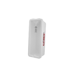Fire Extinguisher Cabinet Fire Extinguisher Box Outdoor Fire Cabinet Mounted Fire Extinguisher Cabinet Fire Extinguisher Cover (White with Pull-Panel, Rx350, Plastic, 5 Pounds, 1, AKA1)