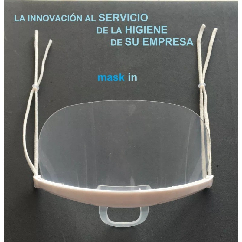 20 Cubre Boca Transparente Reusable Anti Salpicaduras Saliva