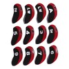 12 Pcs Golf Iron Head Cover Set Club Headcover Set