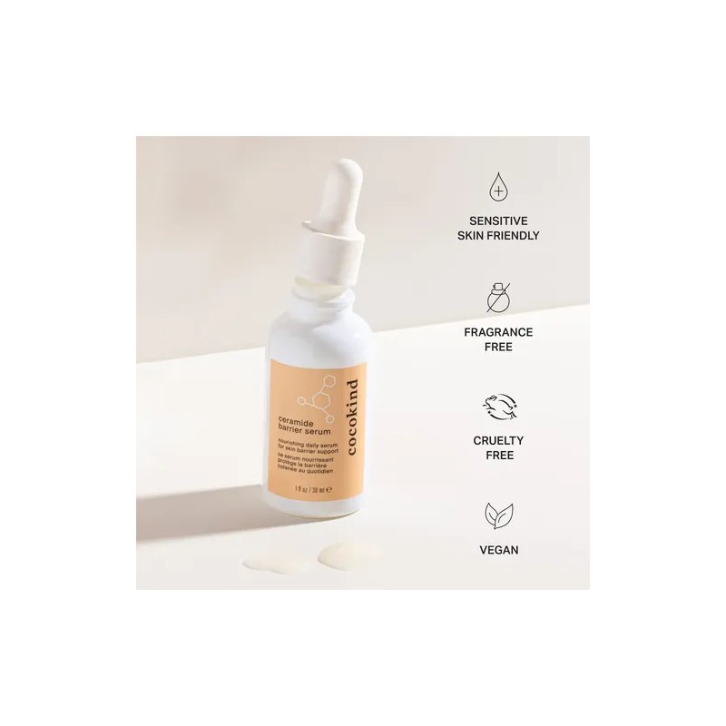 Sérum Hidratante De Barrera De Ceramida Cocokind, 30 Ml, Veg