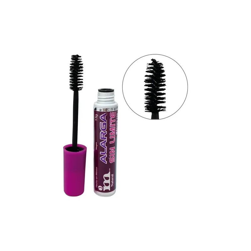 Rimel Negro Efecto Alargador Con Vitamina E 13g IM Natural