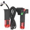 1 Pair Universal LED Voltage Display Twist Throttle for 12‑99V