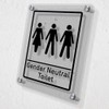 V Safety Gender Neutral Toilet 150 x 200 mm -