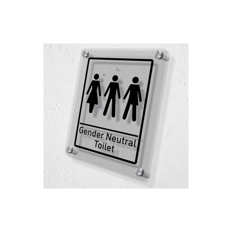 V Safety Gender Neutral Toilet 150 x 200 mm -
