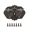 Padlock Latch Hasp Buckle Latch, Embossing Decorative Brass Hasp Clasp