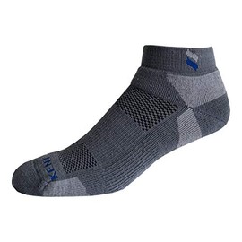 Kent Wool Tour Profile Socks 3 PACK (3 PAIRS OF SOCKS) (Large, Gray)