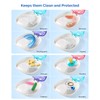 JMU Retainer Case, Blue Orthodontic Dental Mouth Guard Case