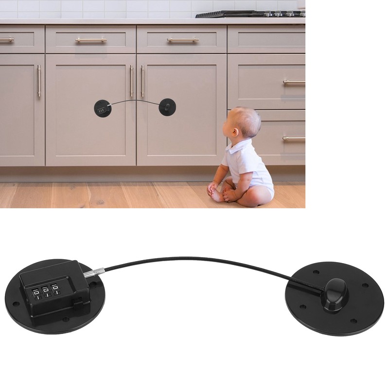 Children Protection Password Safety Lock Refrigerator Cabinet Drawer Door Window