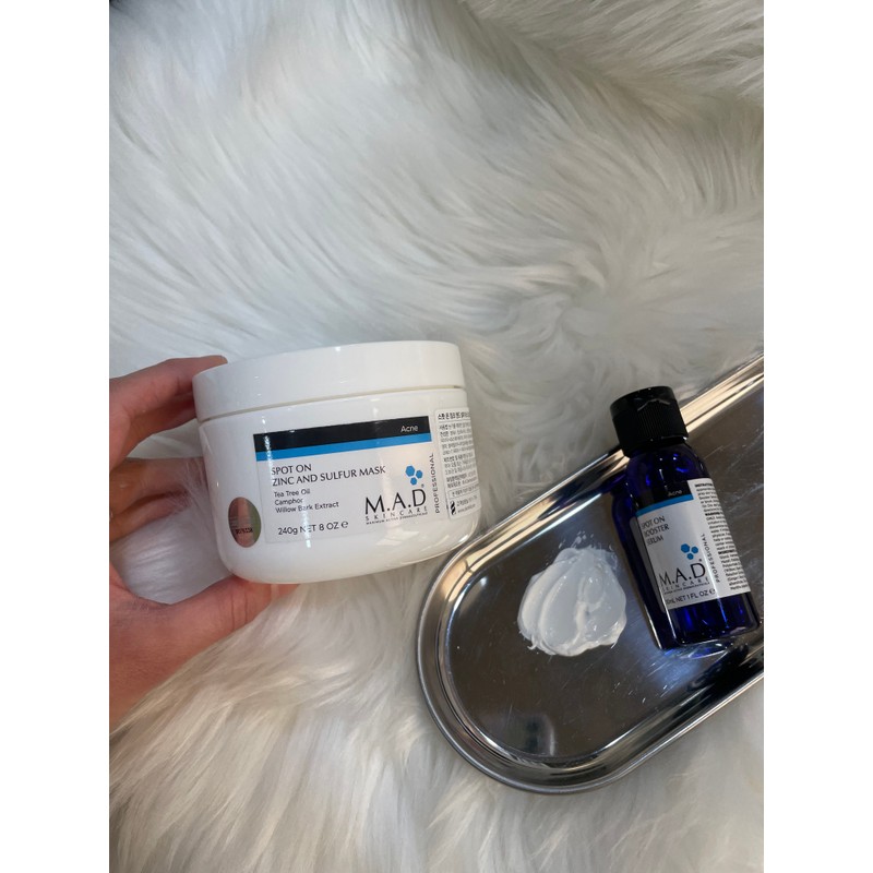 Mad Skin Care Zinc & Sulfur Mask 240g + Booster